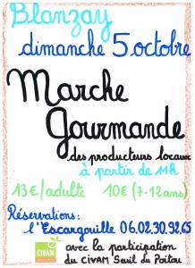 Marche gourmande 2014